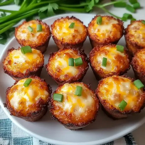 Crispy Hash Brown Sausage Bites