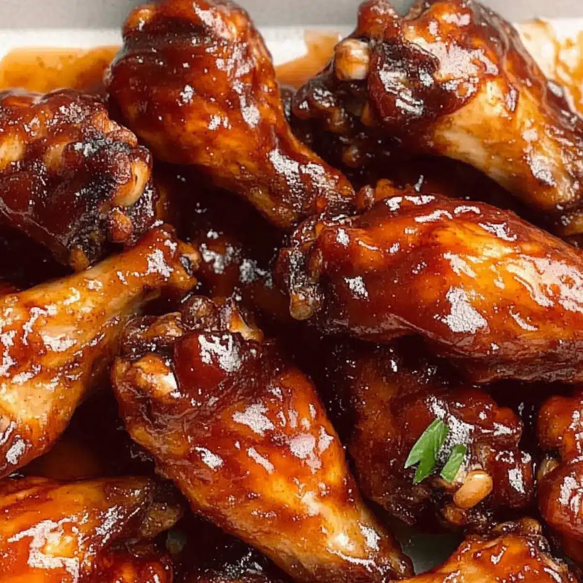 Sticky BBQ Chicken Wings