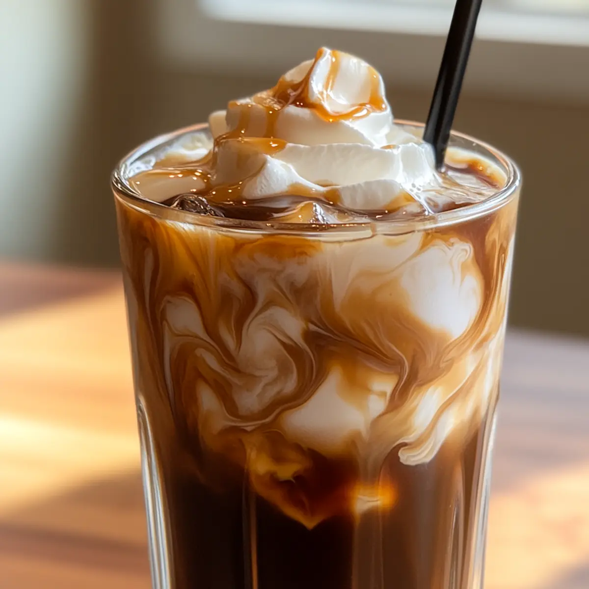 Coconut Caramel Iced Coffee