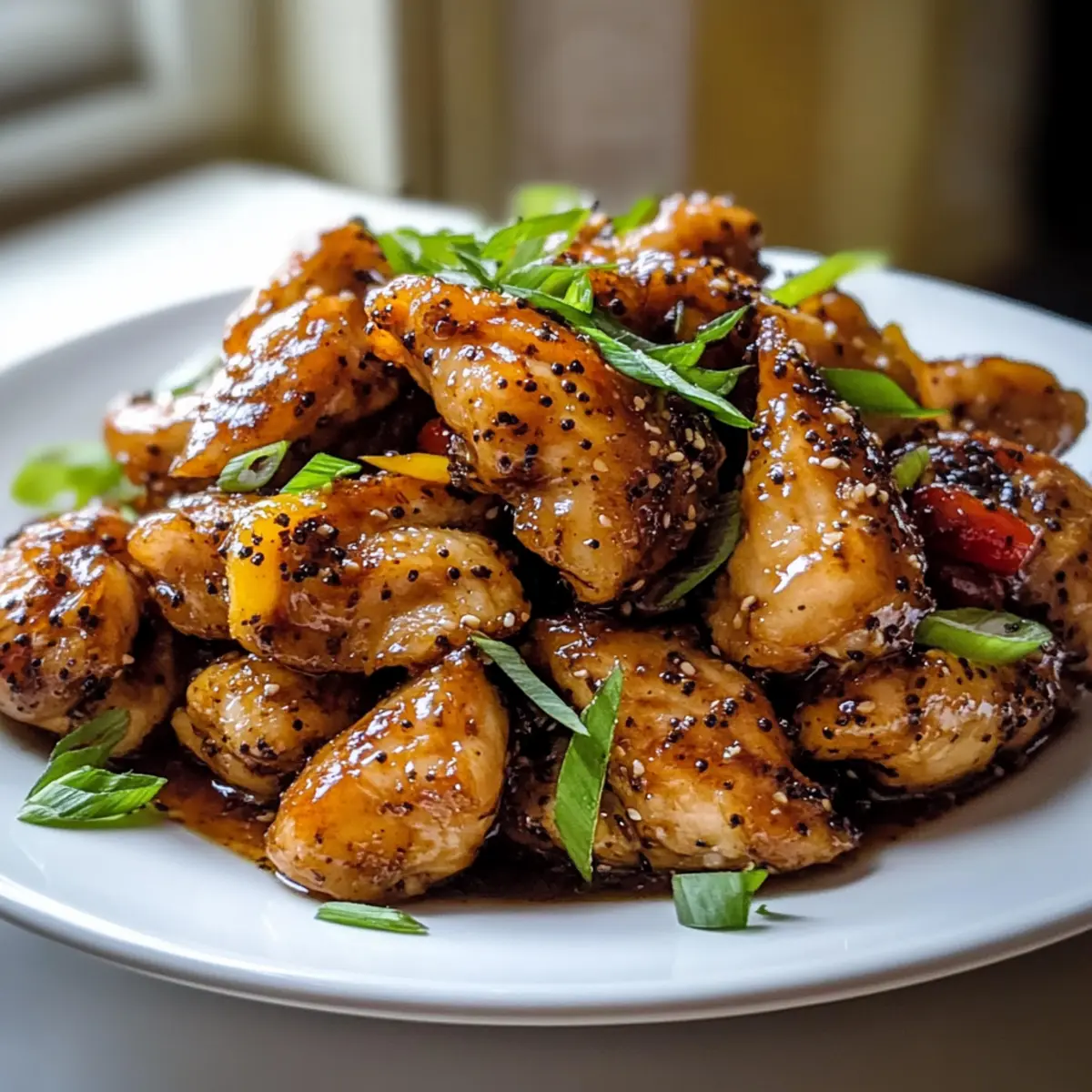 Garlic Black Pepper Chicken