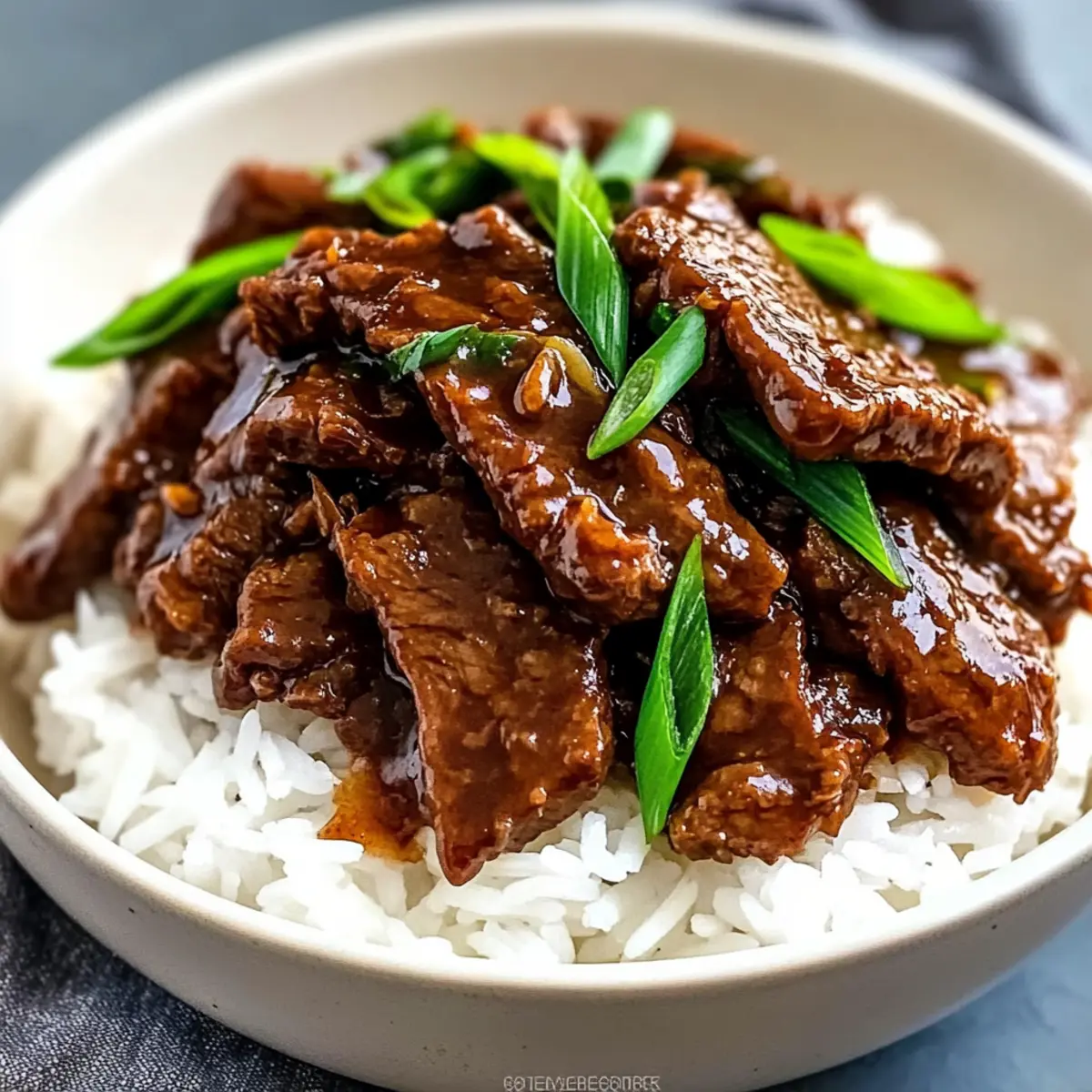 Slow Cooker Mongolian Beef