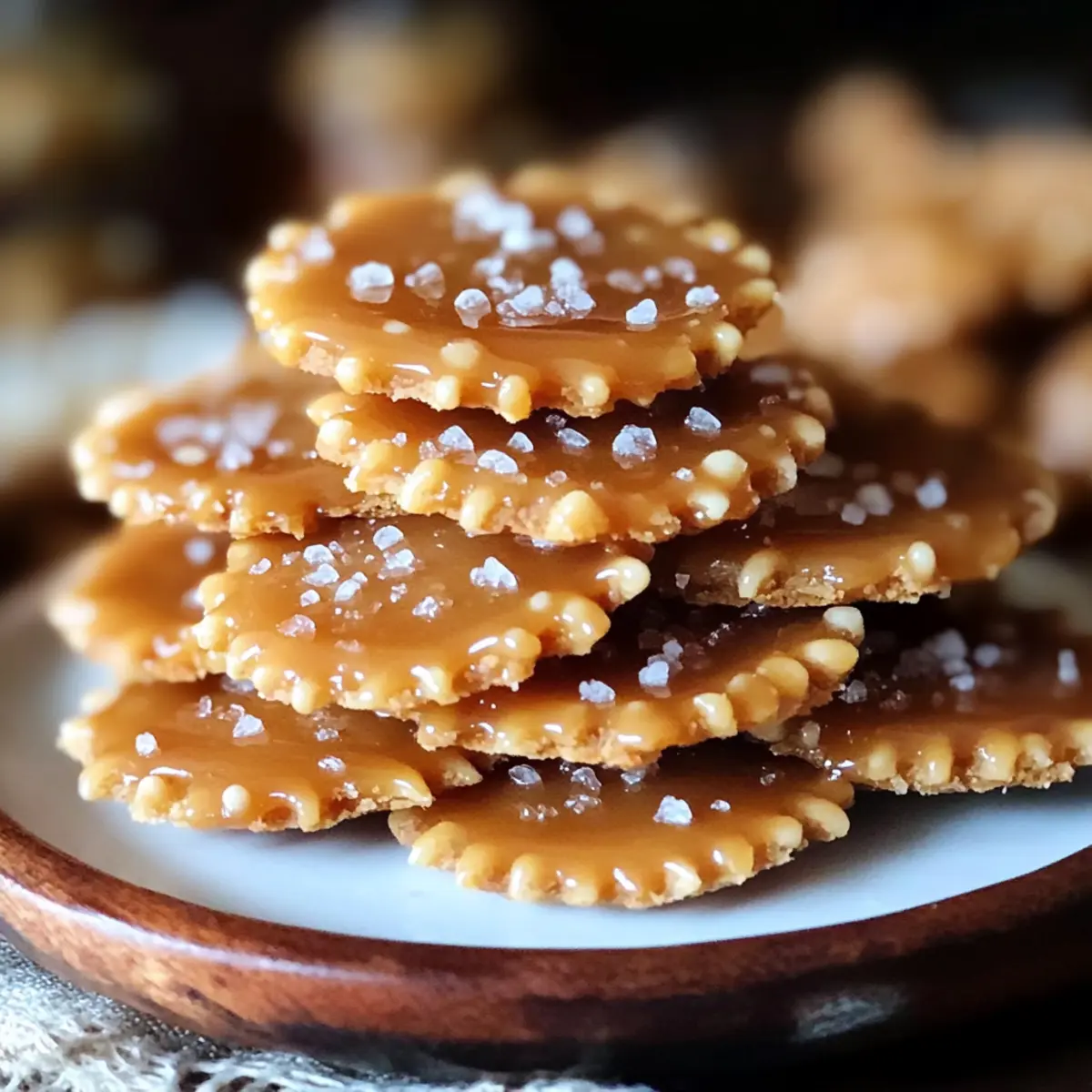 Salted Caramel Cracker Bites