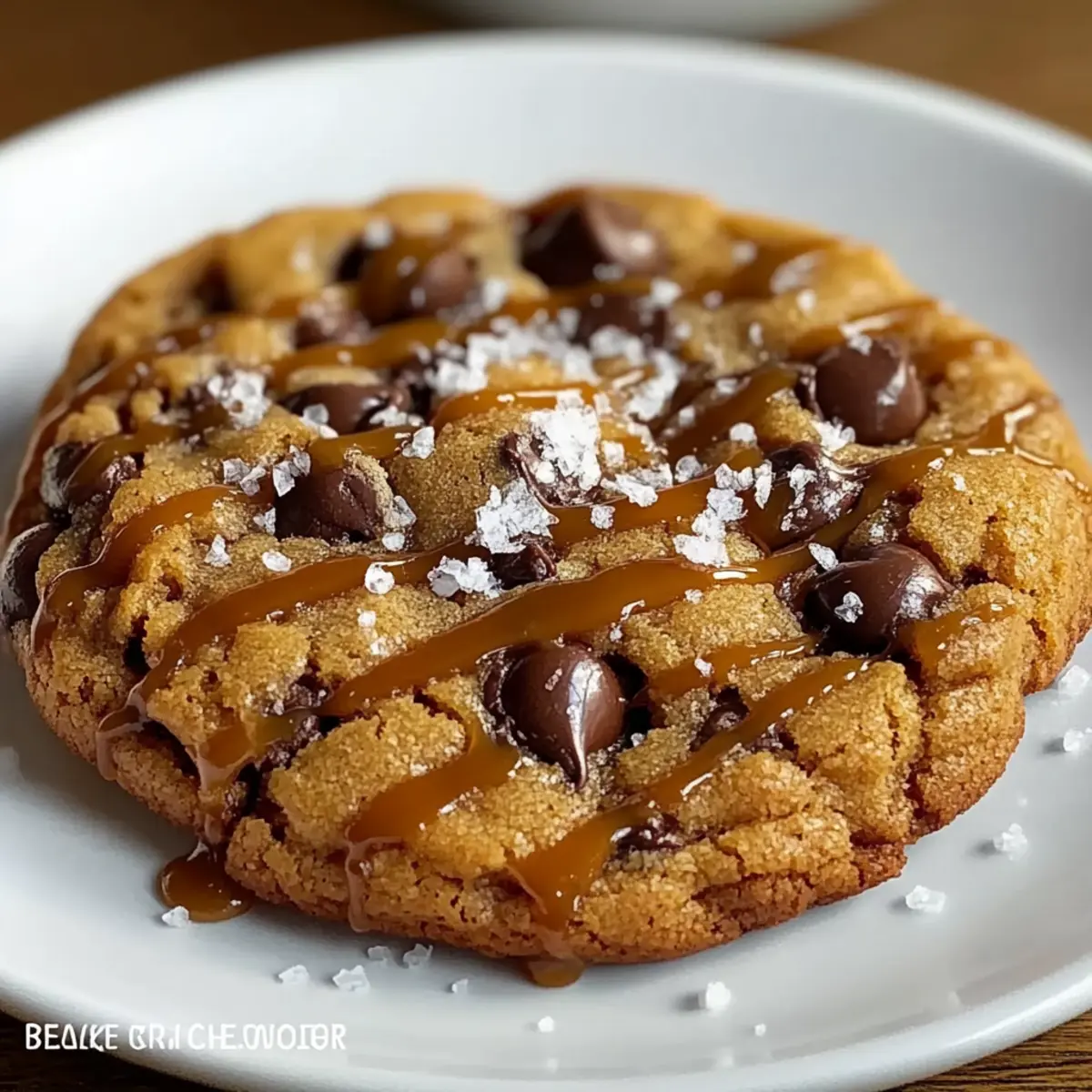 Big Salty Chocolate Chip Cookie