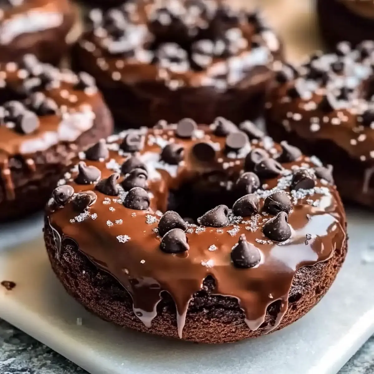 Healthy Chocolate Protein Donuts