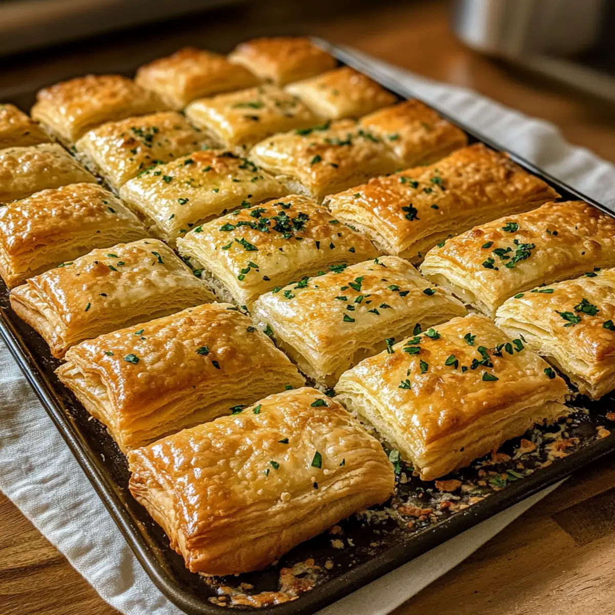 Puff Pastry Garlic Bread