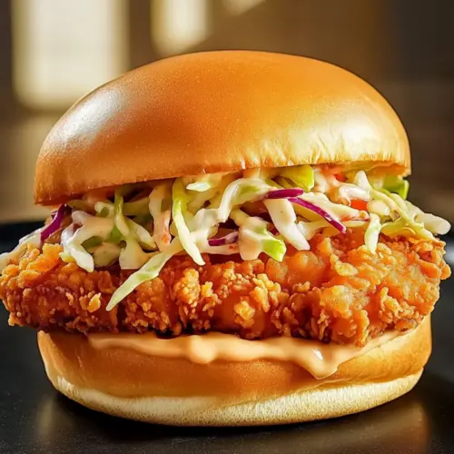 Crispy Thai Fried Chicken Sandwiches