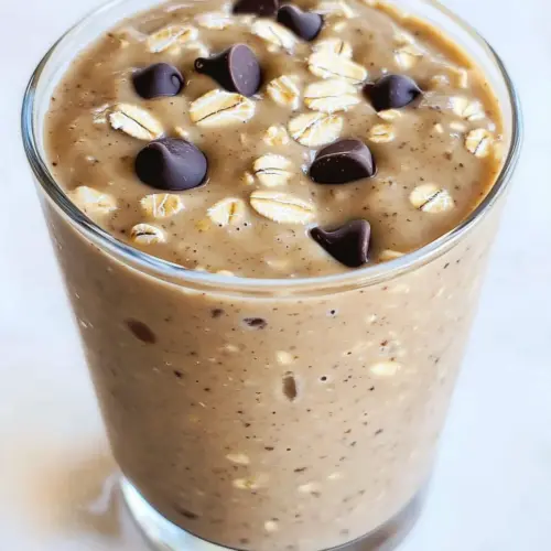 Oatmeal Cookie Dough Protein Smoothie