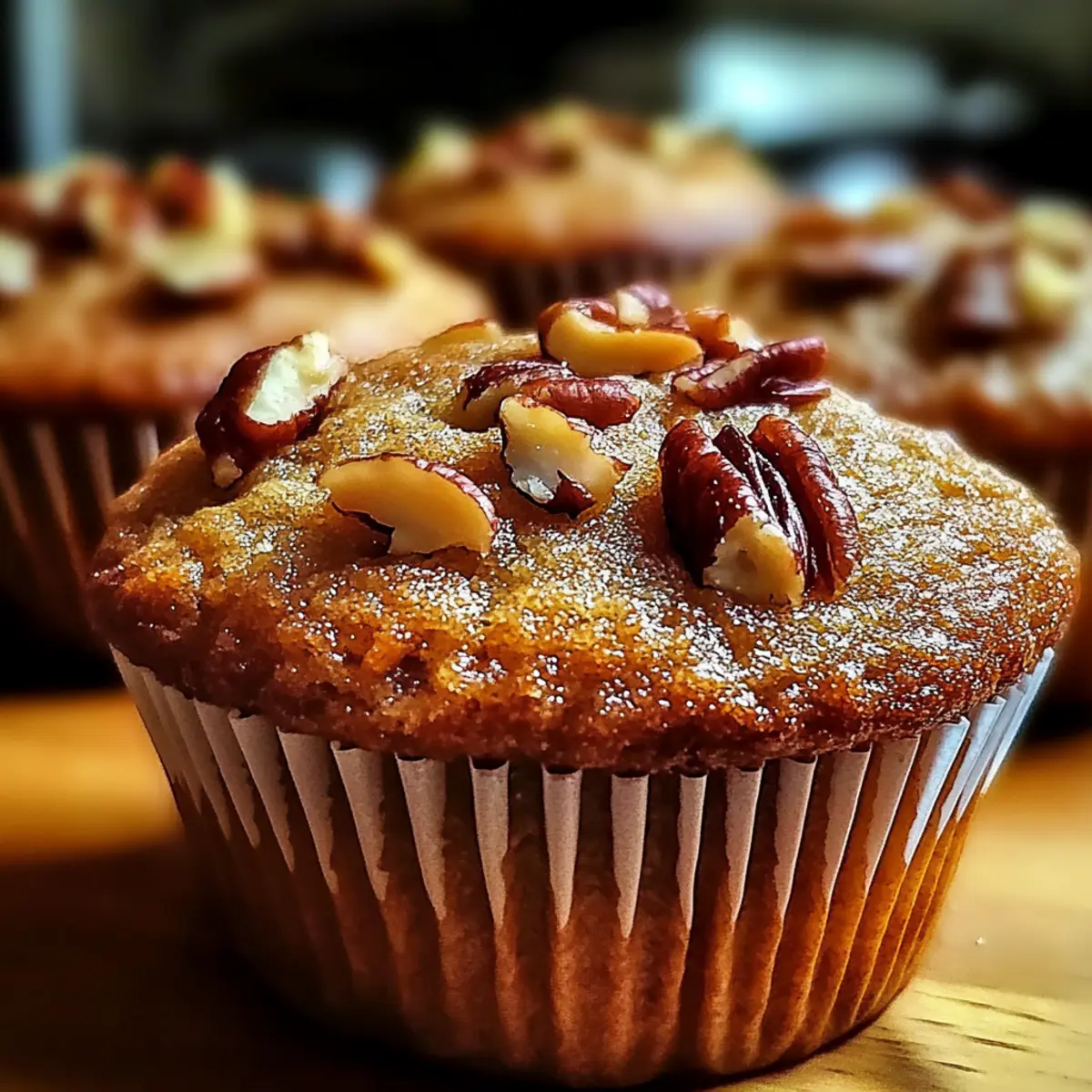Pecan Pie Brown Sugar Muffins