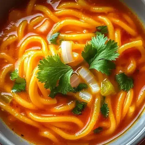 Sopa de Fideo with Toasted Noodles