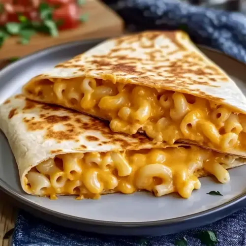Mac and Cheese Quesadilla