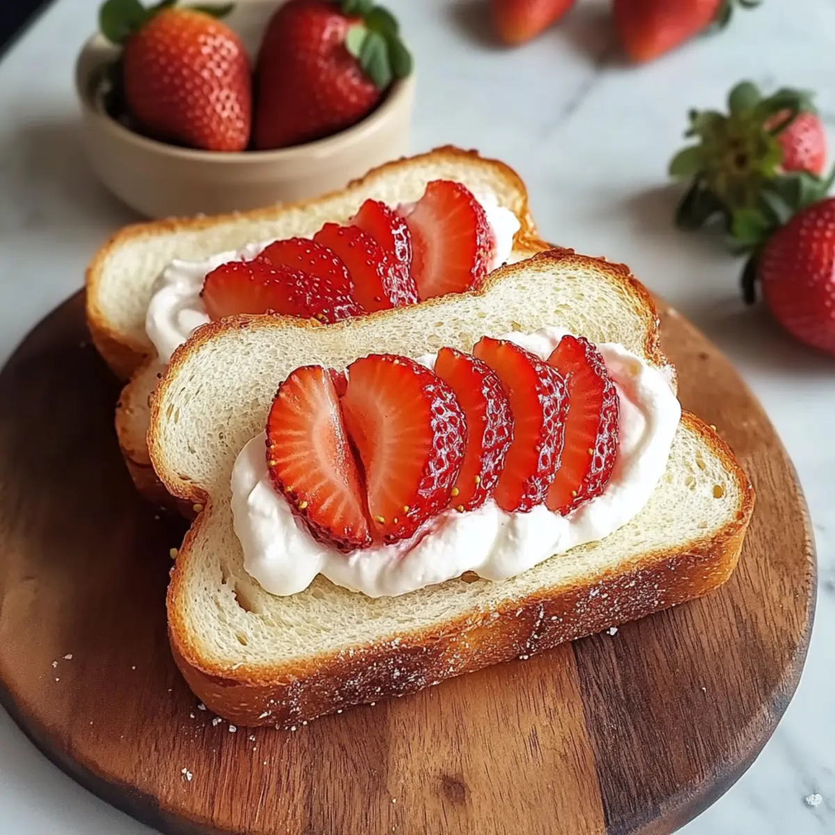 4-Ingredient Strawberry Sandwich