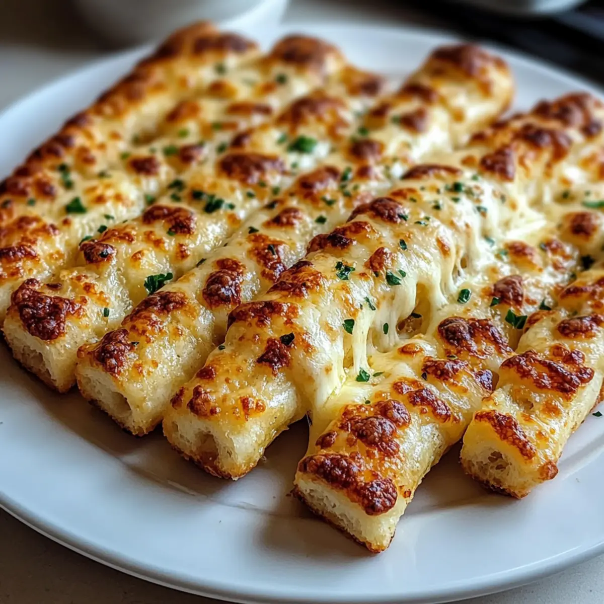 Sourdough Cheesy Breadsticks