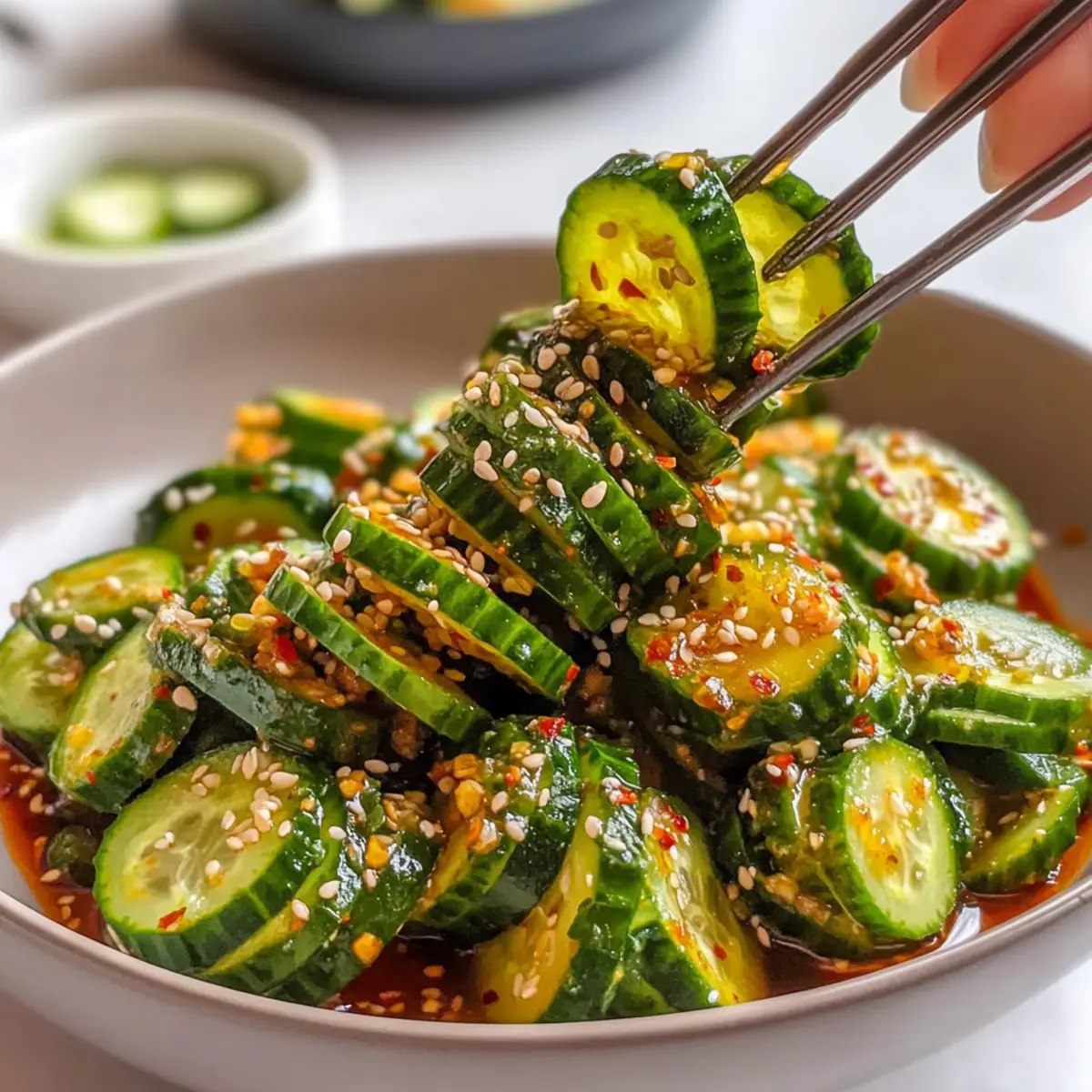 Spicy Asian Cucumber Salad