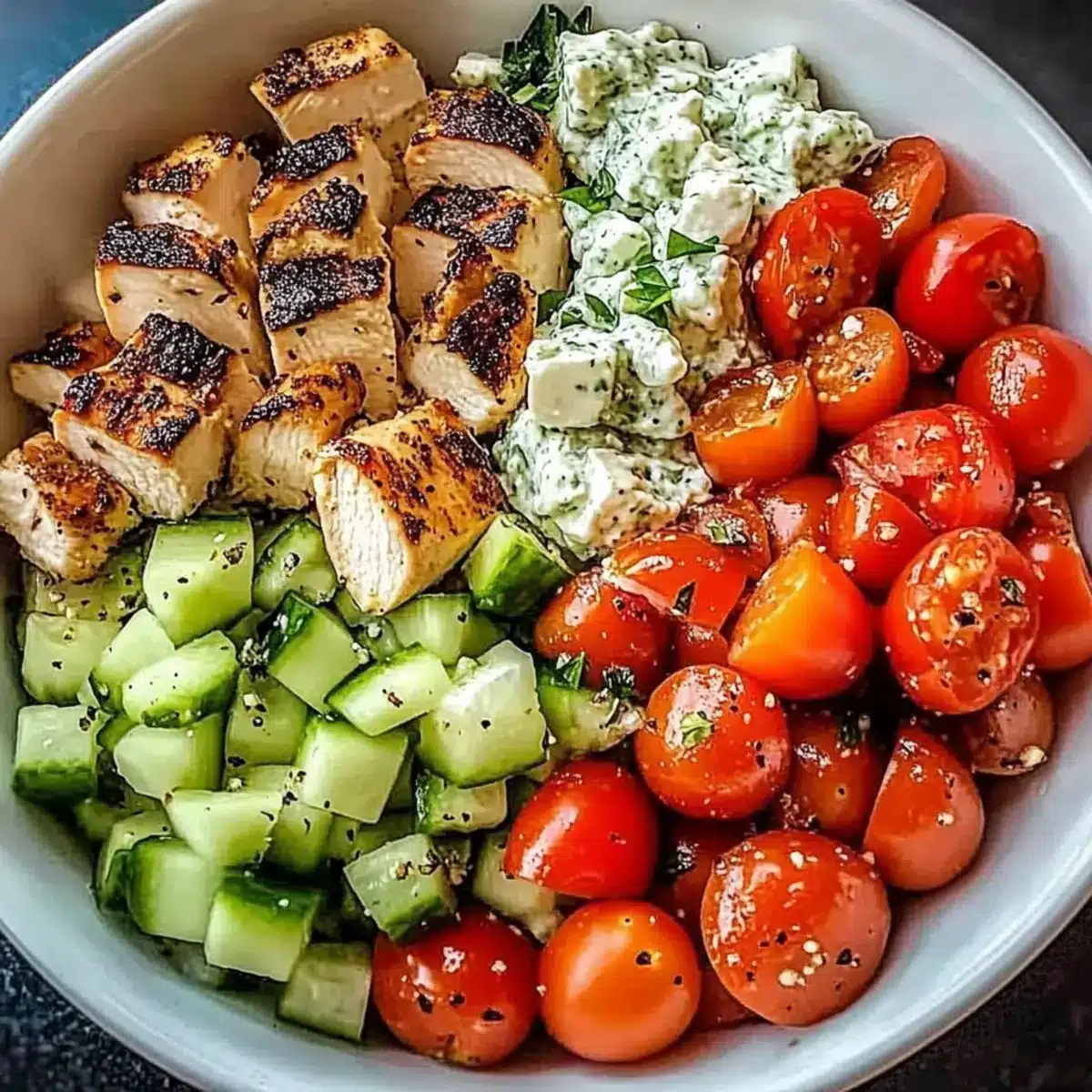 Greek Chicken Bowls