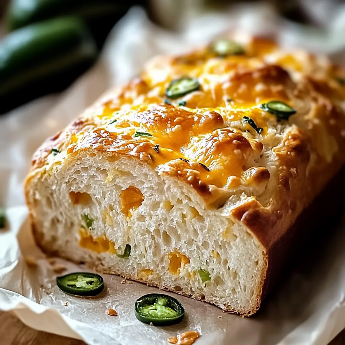 Spicy Jalapeno Cheddar Bread