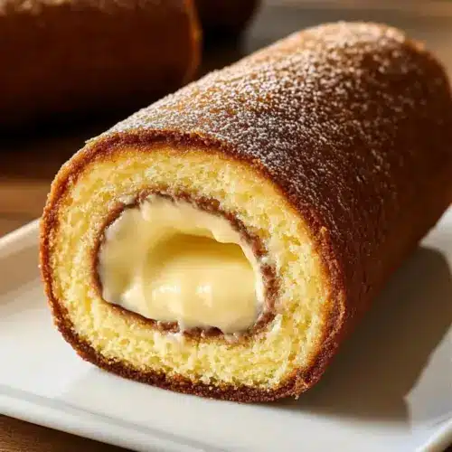 Crispy Chocolate Rolls with Creamy Vanilla Filling
