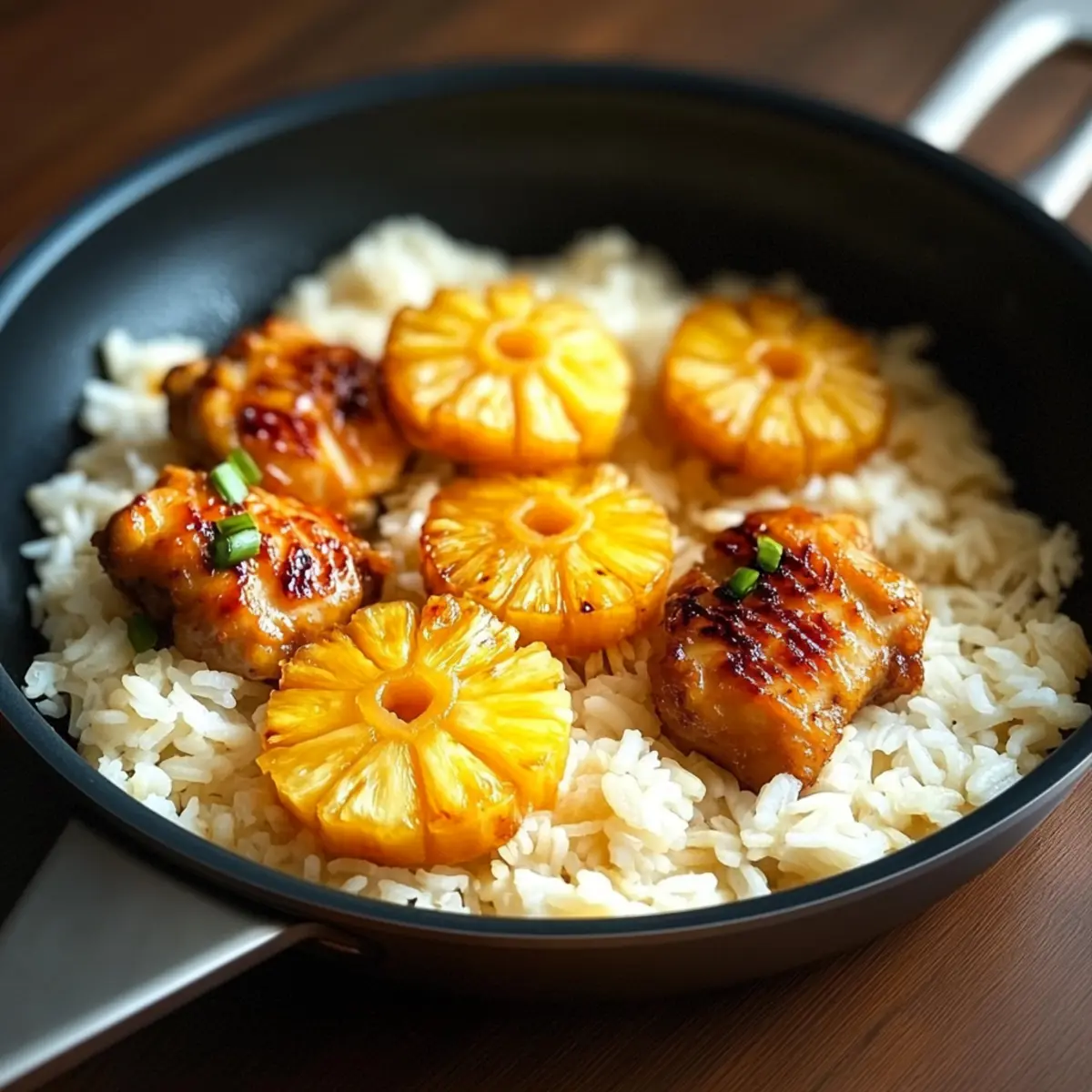 Crispy Pineapple Chicken and Rice