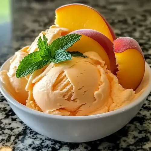 Peach Frozen Yogurt