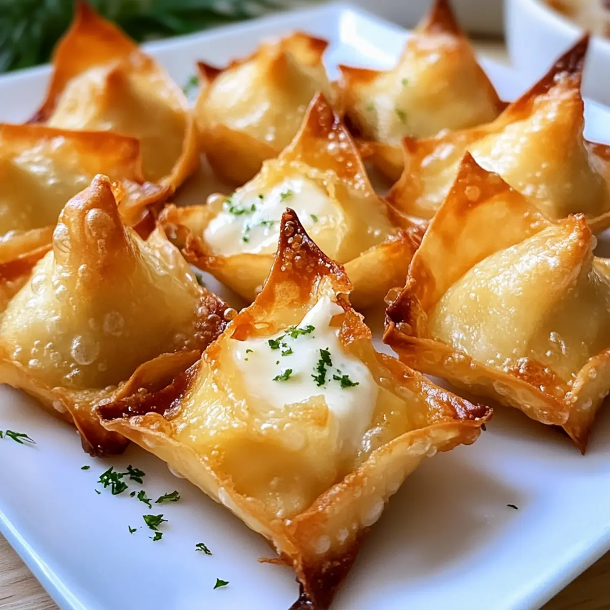 Pineapple Cream Cheese Wontons