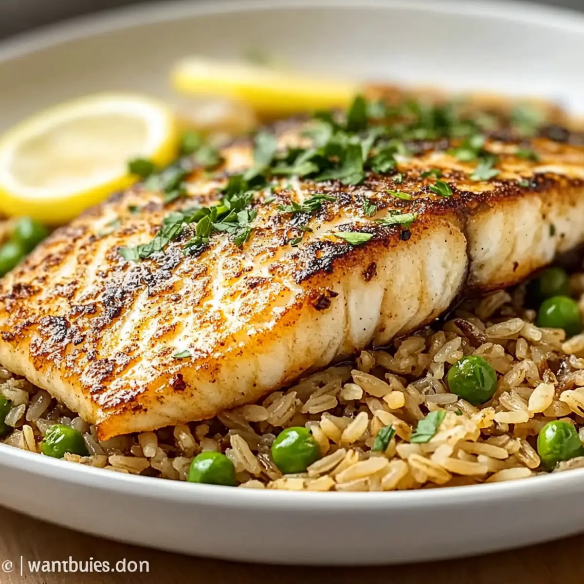 Baked Fish and Rice