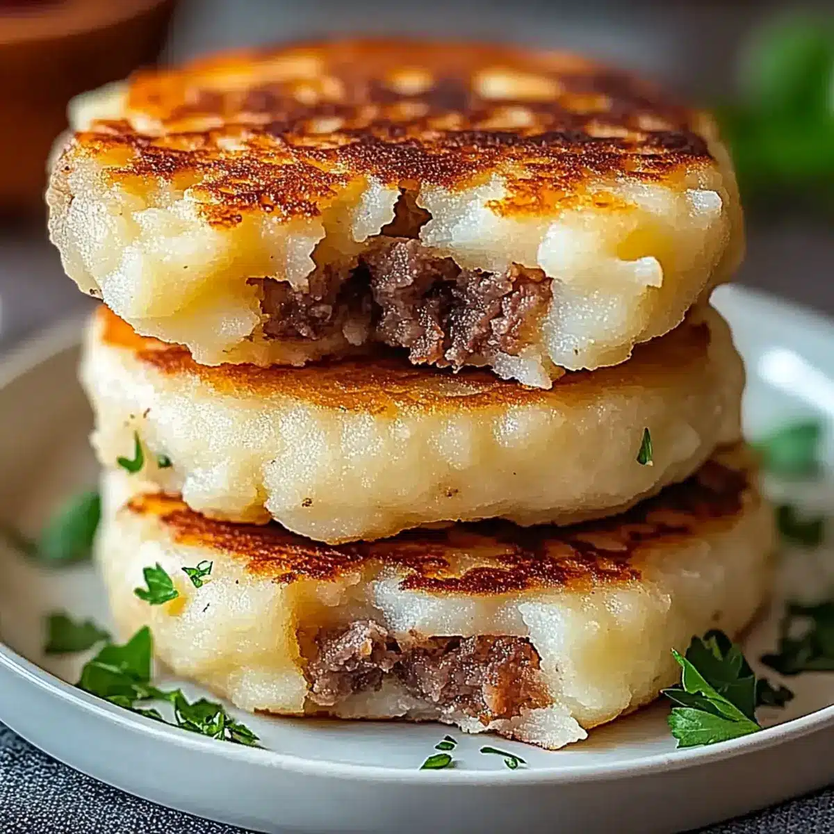 Crispy Mashed Potato Pancakes
