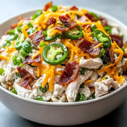Jalapeno Popper Chicken Salad