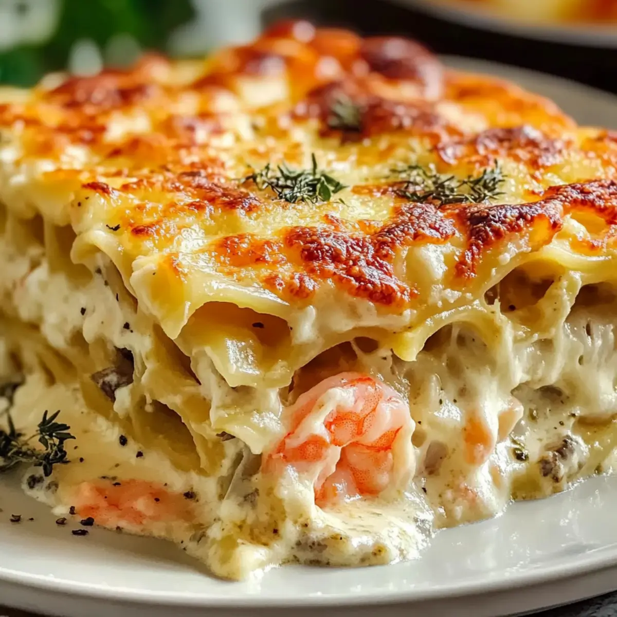 Creamy Seafood Lasagna